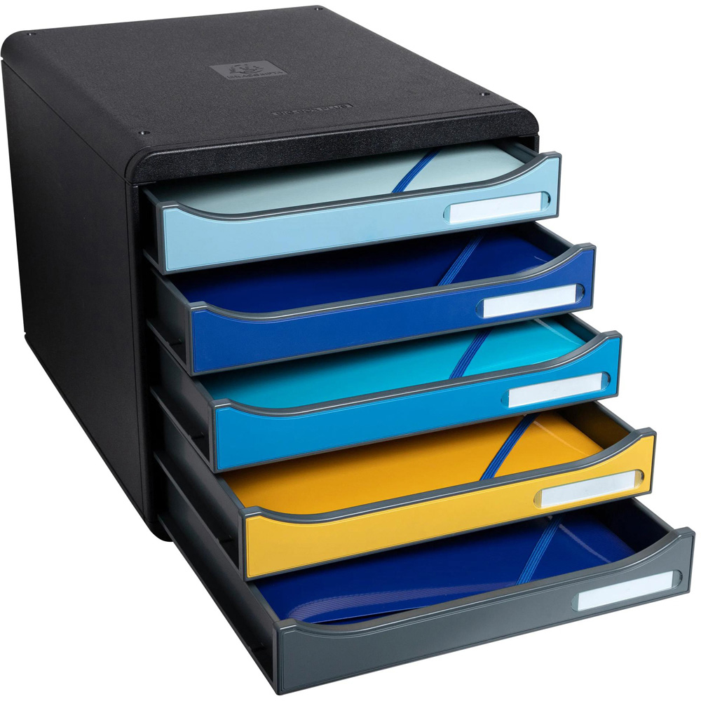 Exacompta Big Box Plus 5 Drawer Multicolour Filing Module Image 5