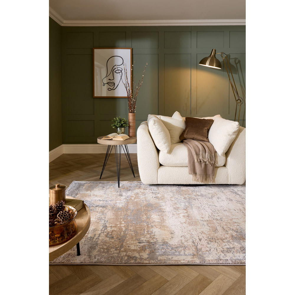 Origins Cosimo Distressed Blue and Grey Rug 160 x 230cm Image 5