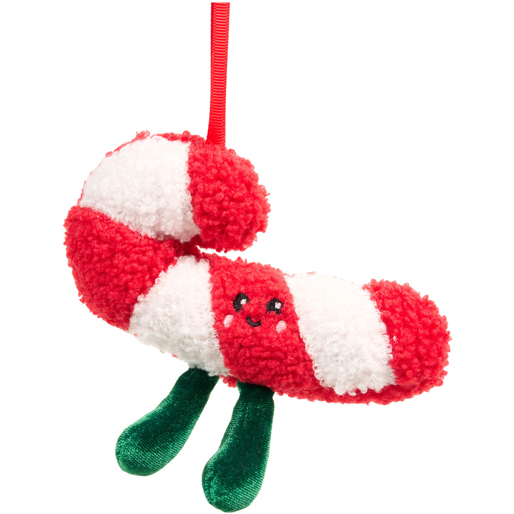 Happy Hanging Candy Cane Decoration Image 1