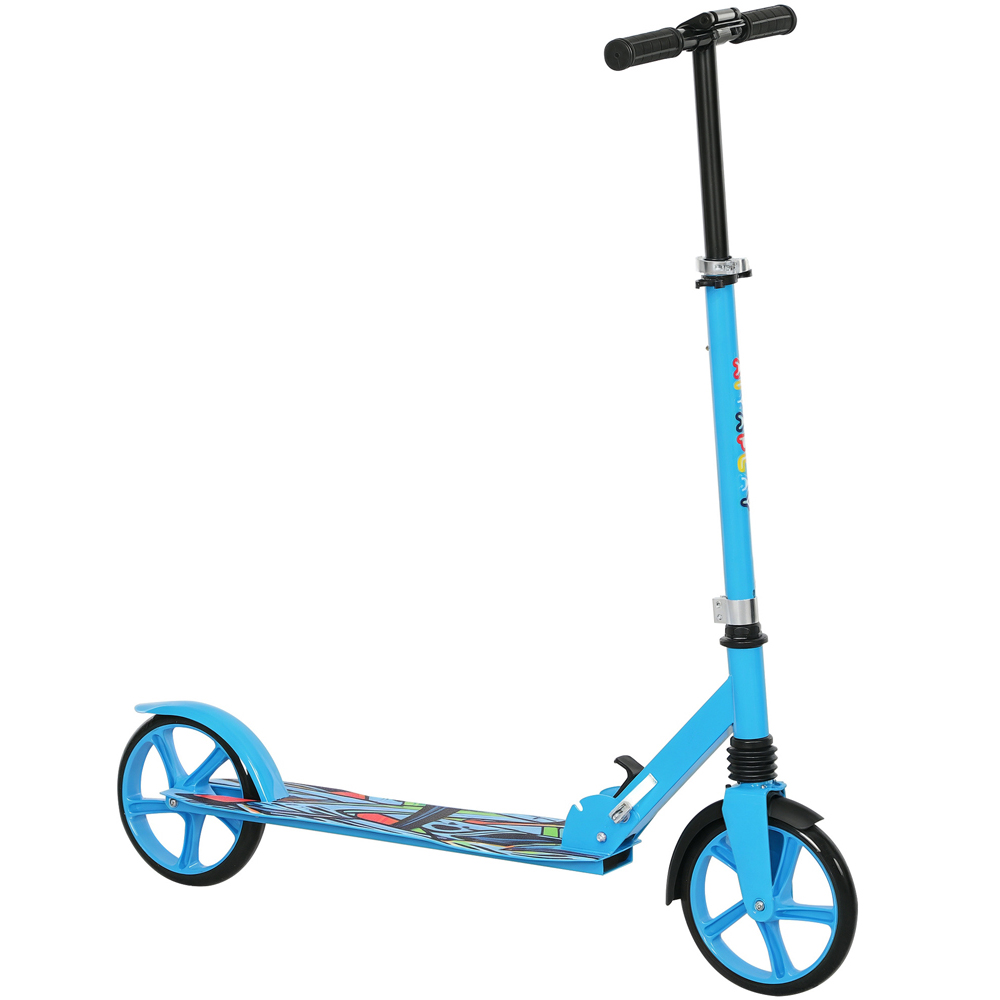 Tommy Toys AIYAPLAY Blue Adjustable Handlebar Foldable Kids Kick Scooter Image 1