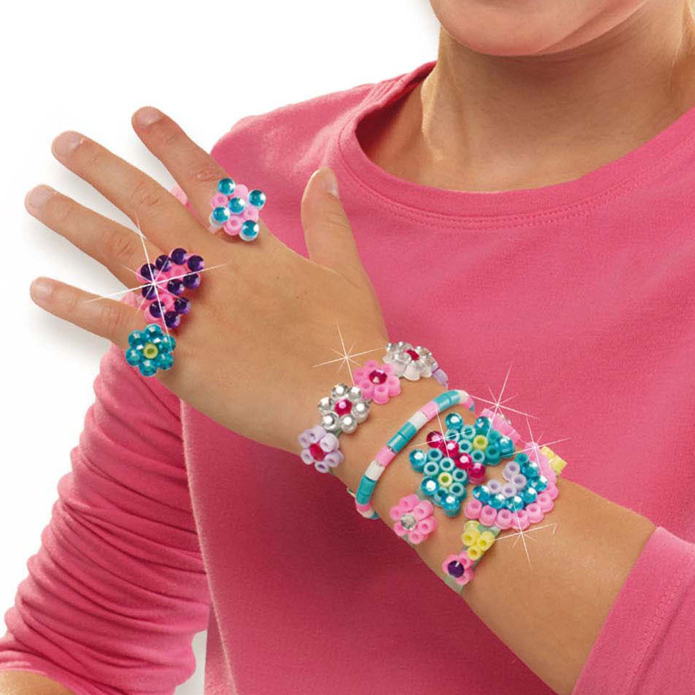 SES Creative Beedz Diamond Jewellery Iron On Beads Kit 1200 Piece Image 5