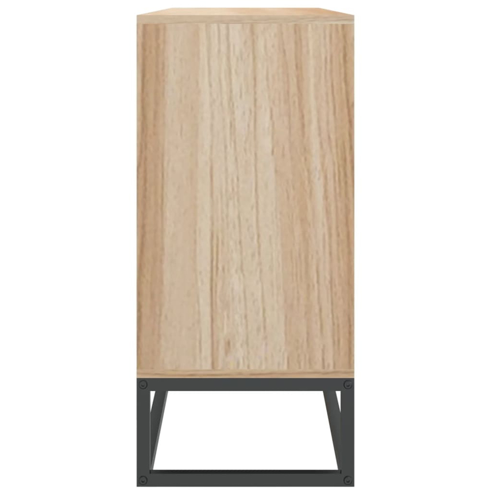 vidaXL 2 Door 3 Shelf Brown Sideboard Image 5
