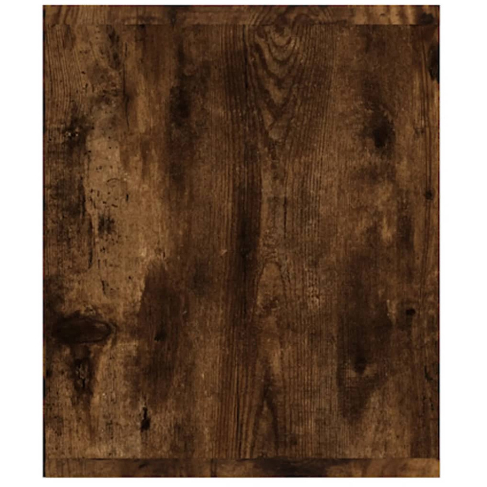 vidaXL 4 Shelf Smoked Oak Bookcase Image 9
