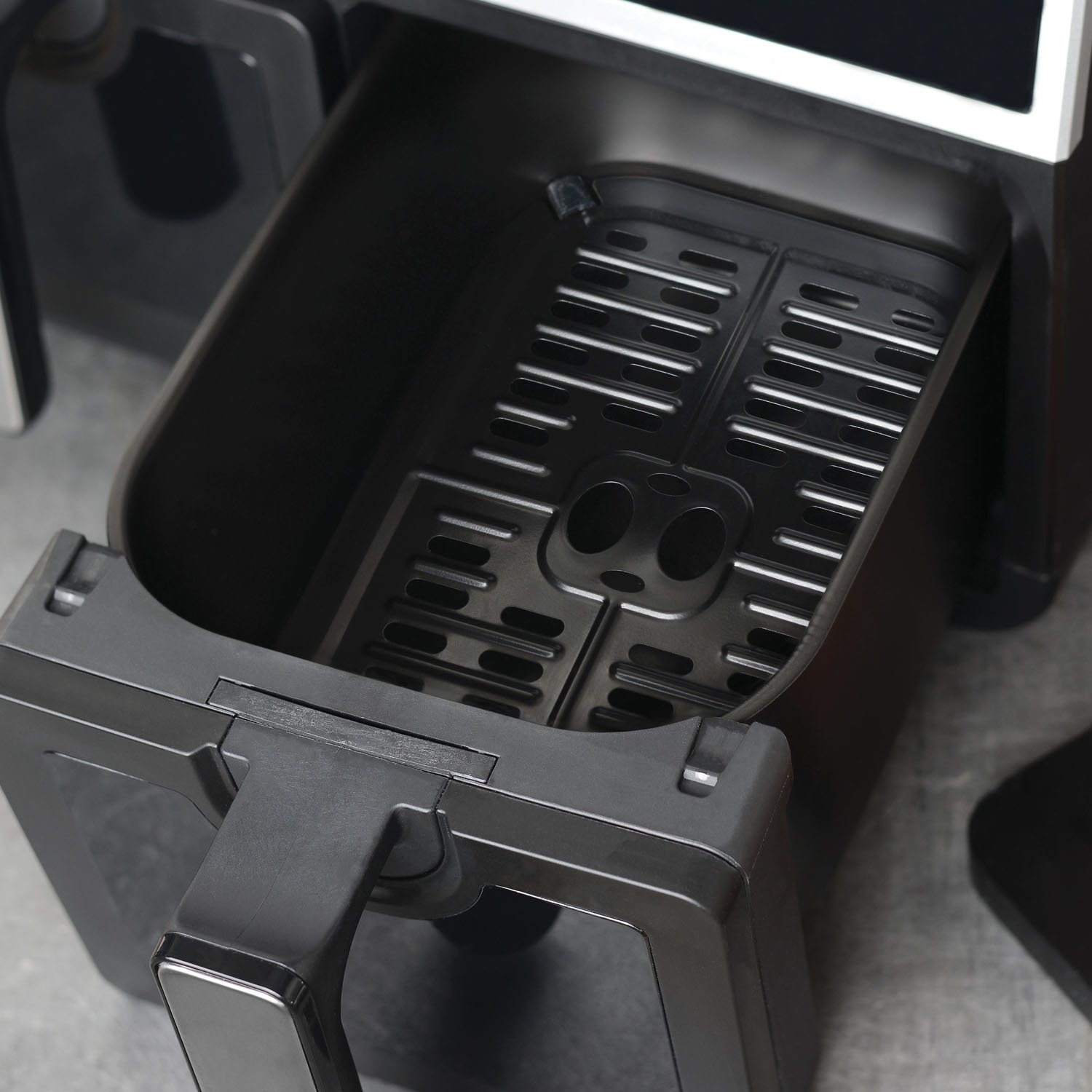 Kitchen Master 9L Black Dual Air Fryer Image 4