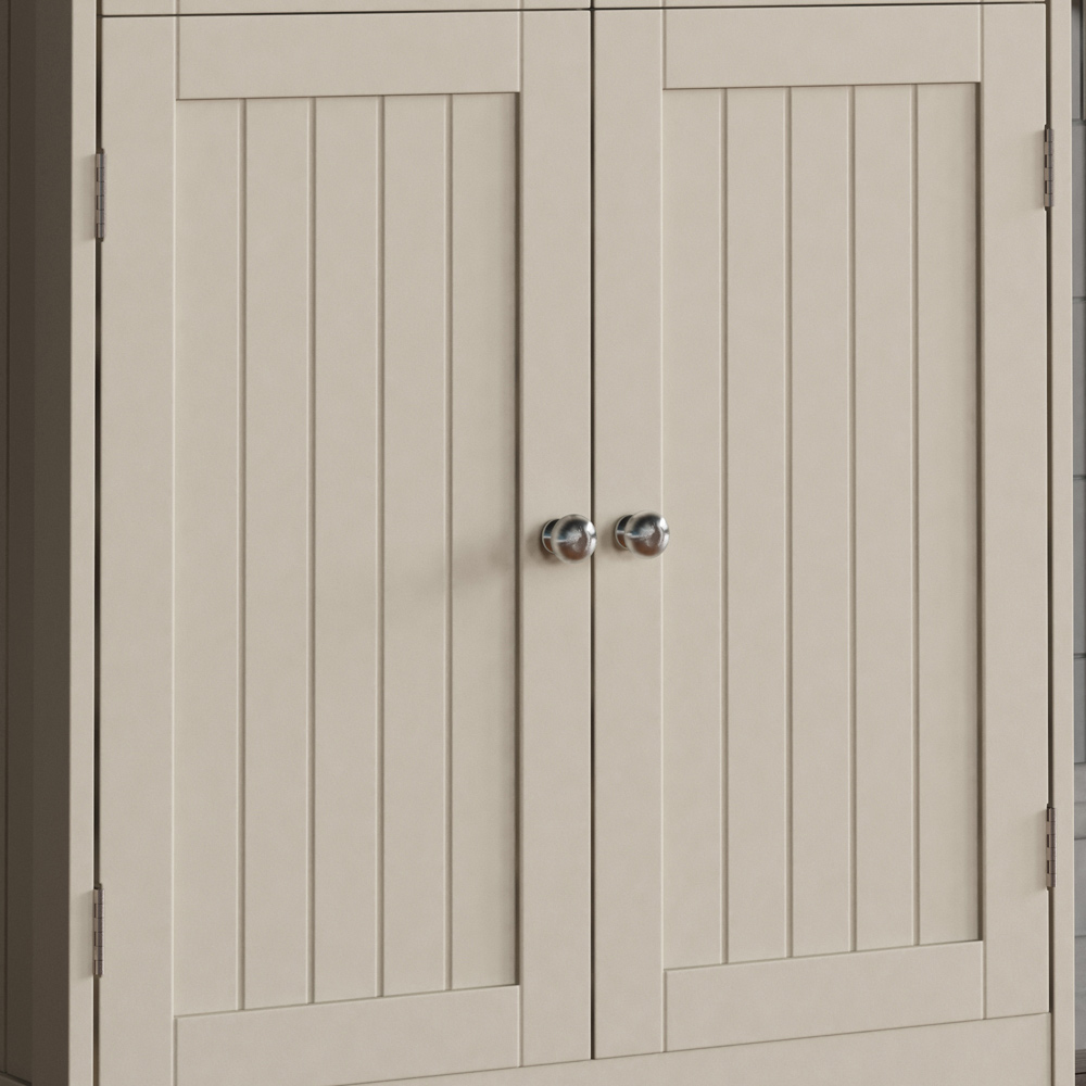 Lassic Bath Vida Priano Grey 2 Drawer 2 Door Floor Cabinet Image 3
