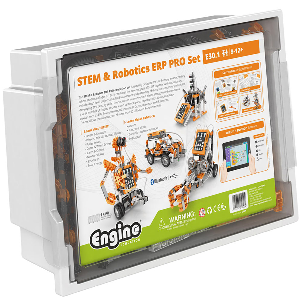 Engino Stem and Robotics ERP Pro Set with Rechargeable Battery Image 1