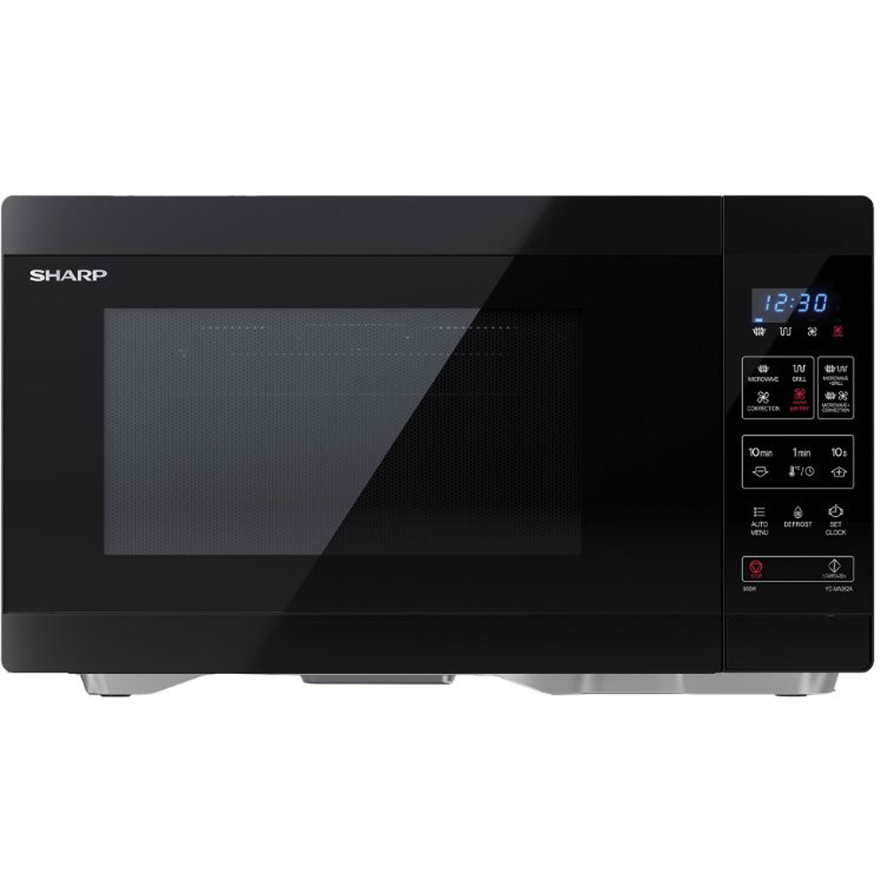 Sharp SP2622 Black 26L Combination Microwave Oven with Grill and Air Fry 900W Image 1