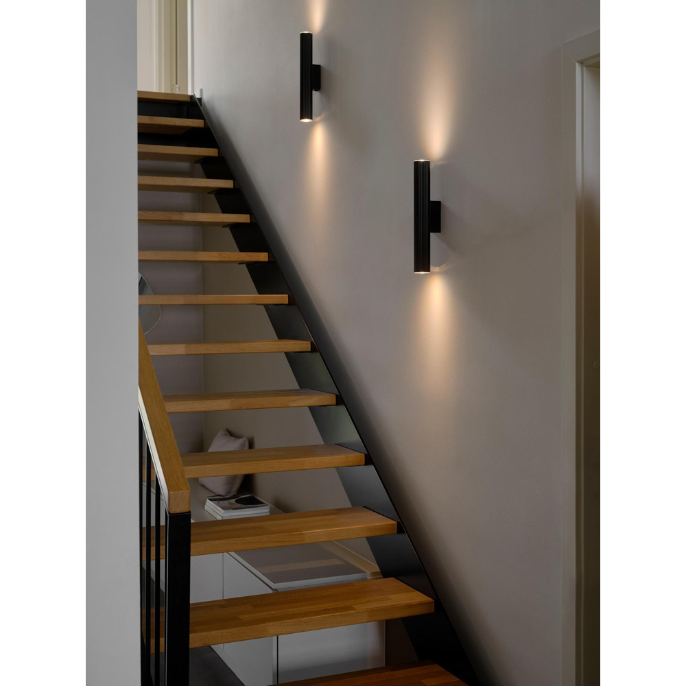 Nordlux Vico Black Long Wall Light Image 2