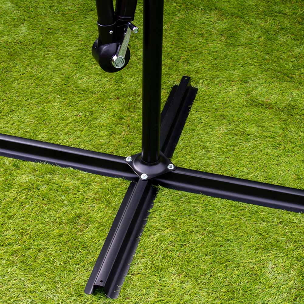 Monster Shop Cream Cantilever LED Parasol 3m Image 5