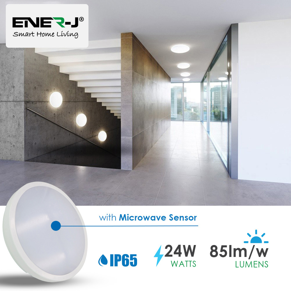 ENER-J 24W 4000k LED Emergency Ceiling Light Image 5
