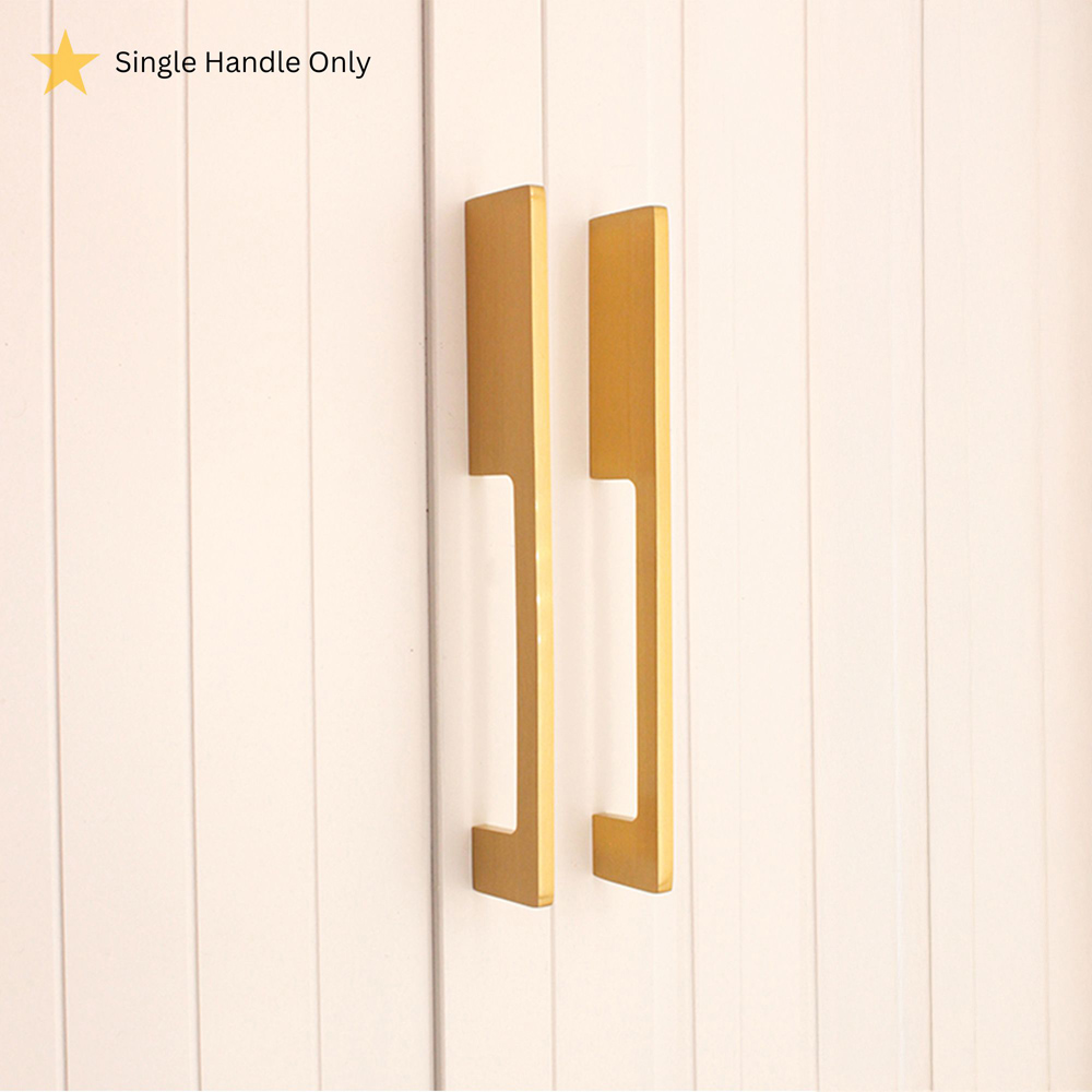 Spira Brass Satin Brass Sleek Bar Handle 800mm Image 2