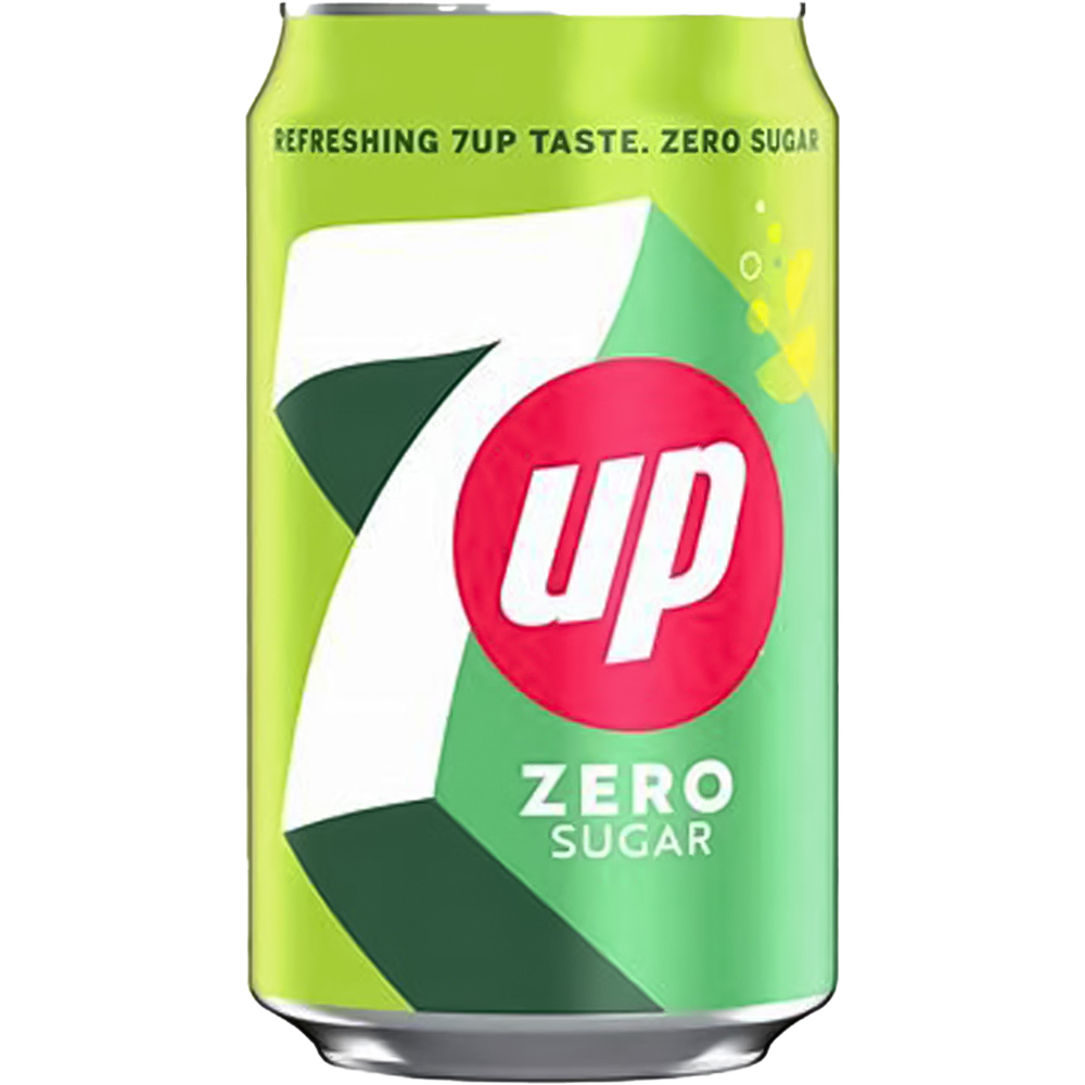 7UP Zero Lemon and Lime 330ml Image 1