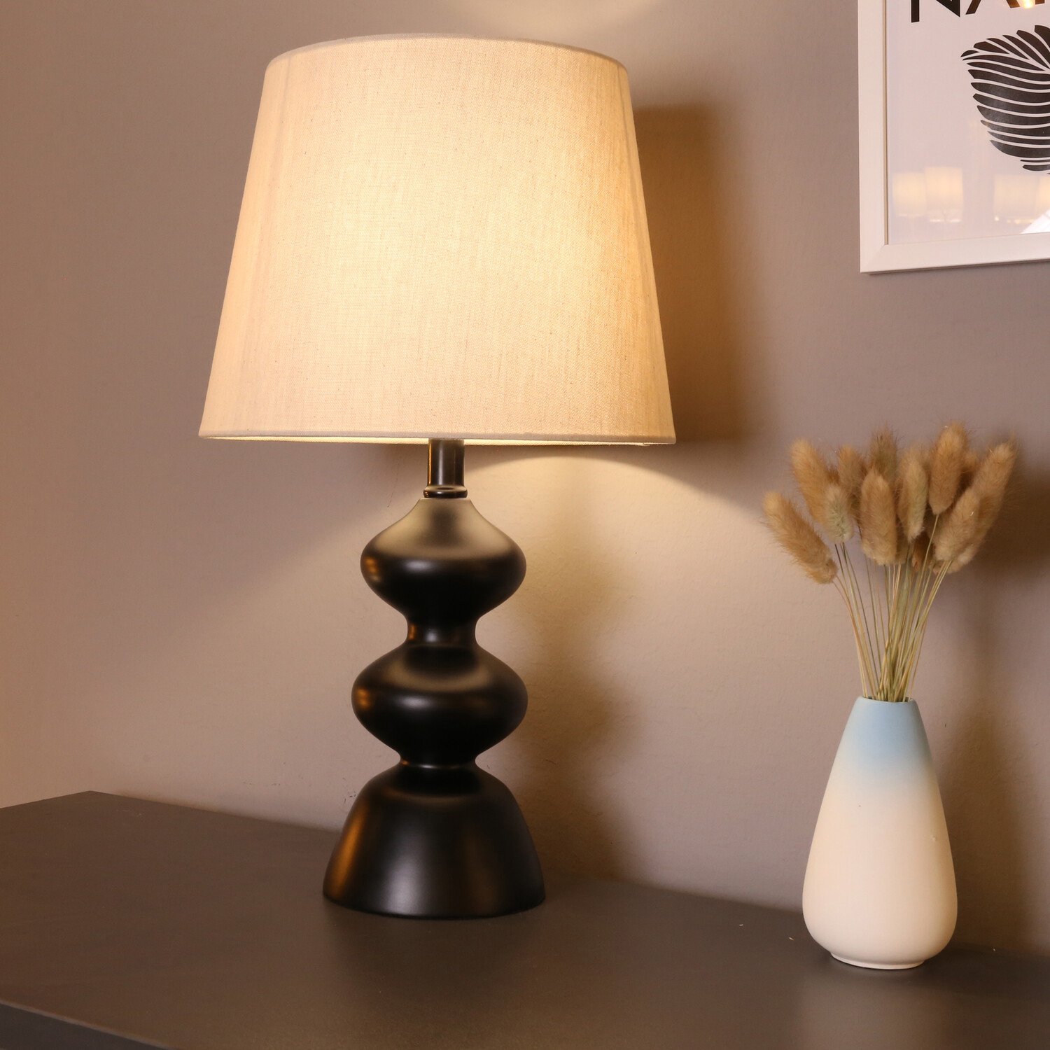Zahra Table Lamp Black Image 2