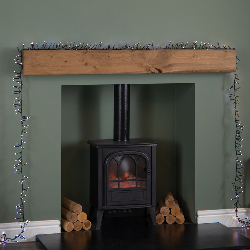 Samuel Alexander 1440 White and Warm White LED Christmas Cluster Light 18.5m Image 3