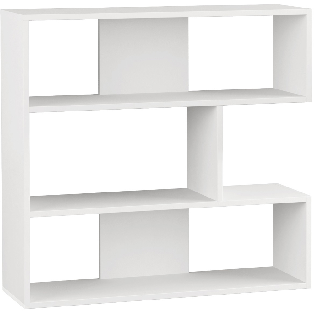 Decortie Molly 4 Shelf White Modern Bookcase Display Unit No 1 Image 2