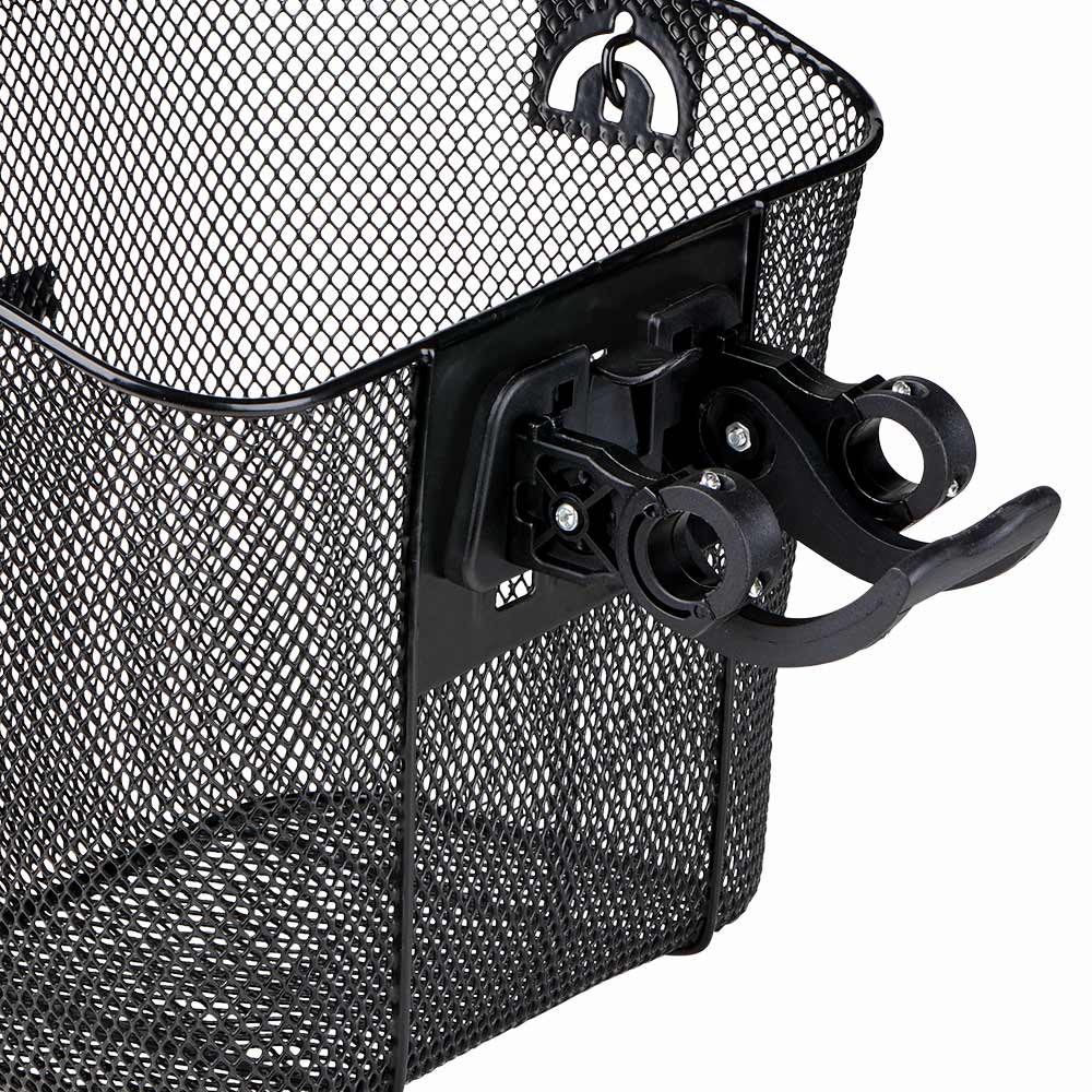 Wilko Black Detachable Bike Basket Image 4