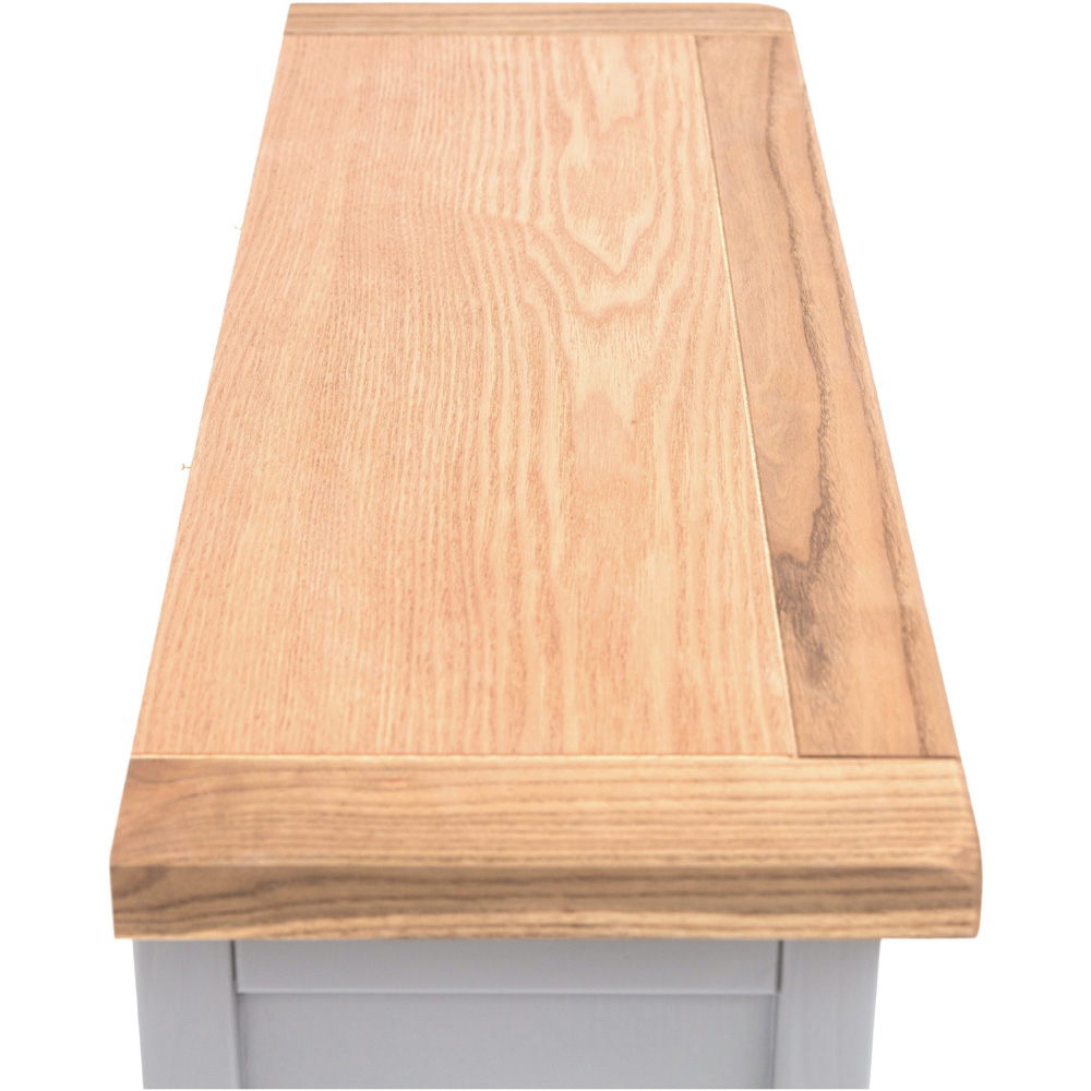 Biccari 3 Shelf Grey Bookcase Image 6