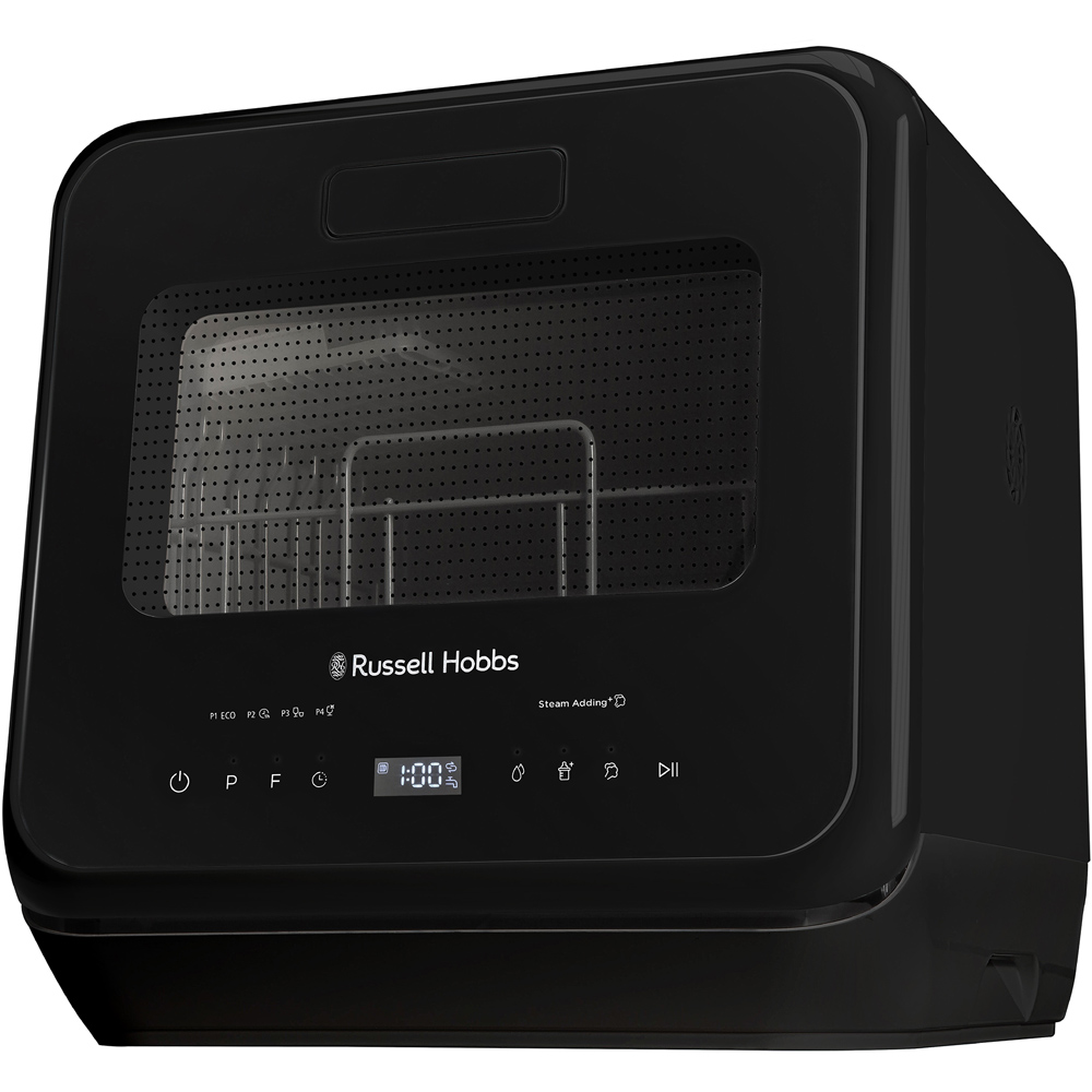 Russell Hobbs RH2TTDW101B Black Tabletop Dishwasher Image 1