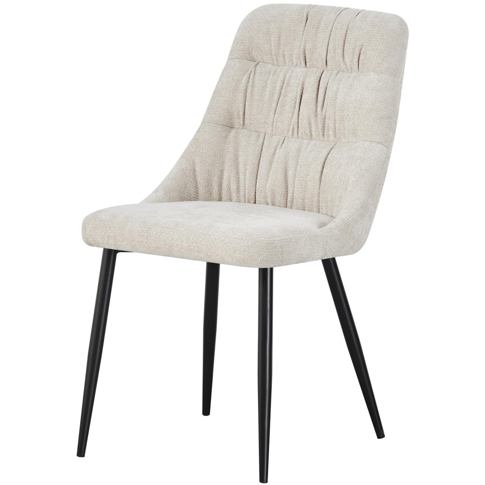 Portland Remi Natural Chenille Dining Chair Image 3