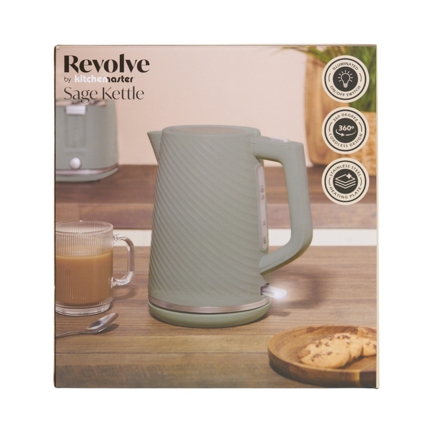 Revolve Texture Jug Kettle Sage Image 11