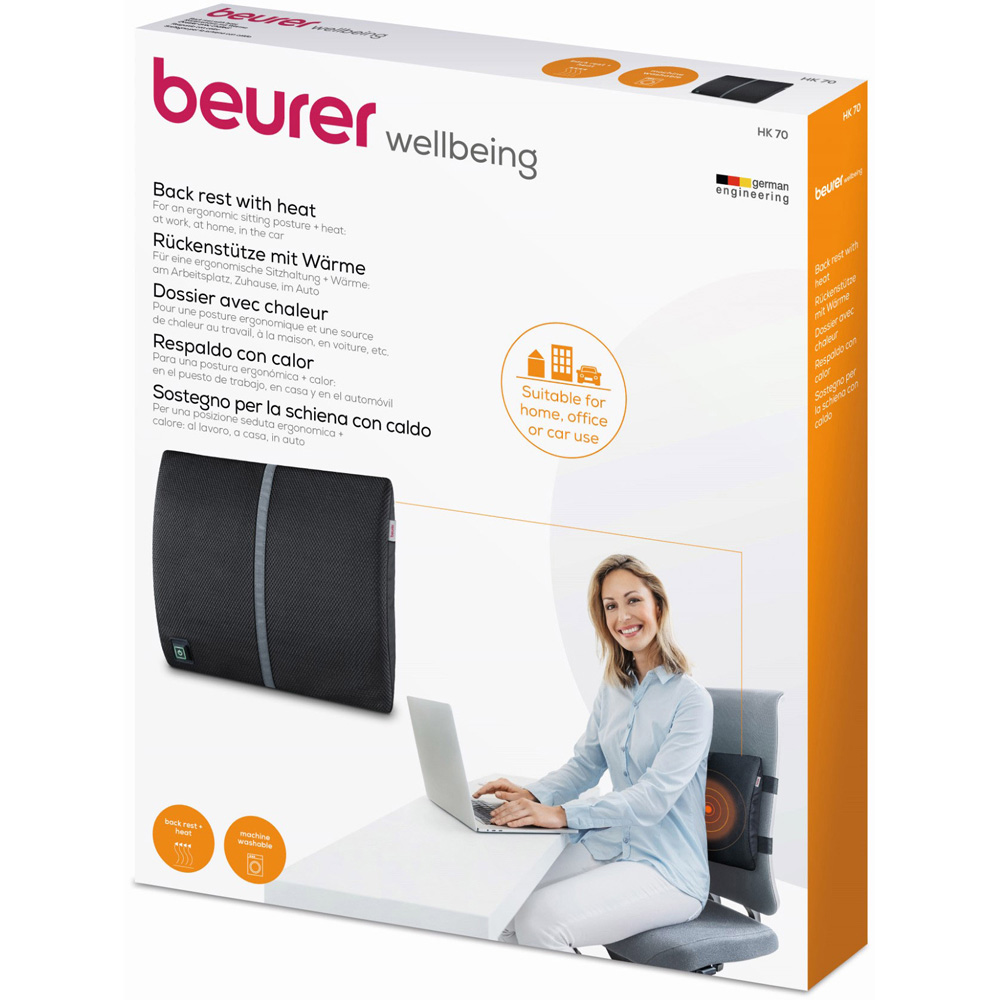 Beurer HK70 Lumbar Heat Pad with Back Image 3