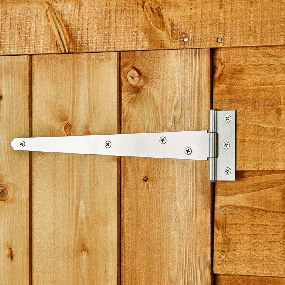 Power 8 x 8ft Double Door Overlap Apex Garden Shed Image 4
