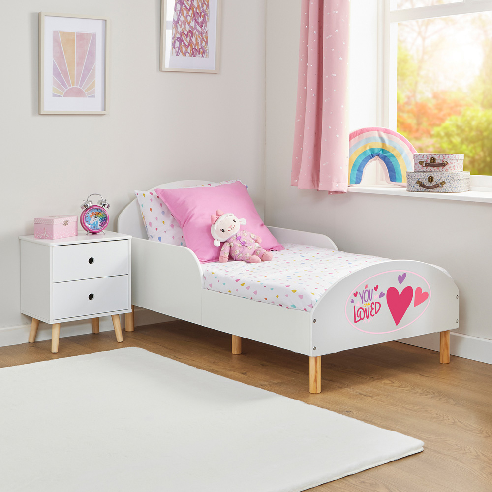 Liberty House Toys Single You Are Loved Kids Toddler Bed Image 7