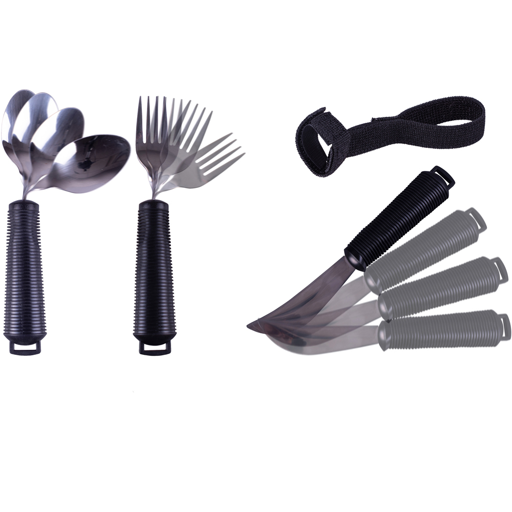 Aidapt 3 Piece Bendable Cutlery Set Image 3