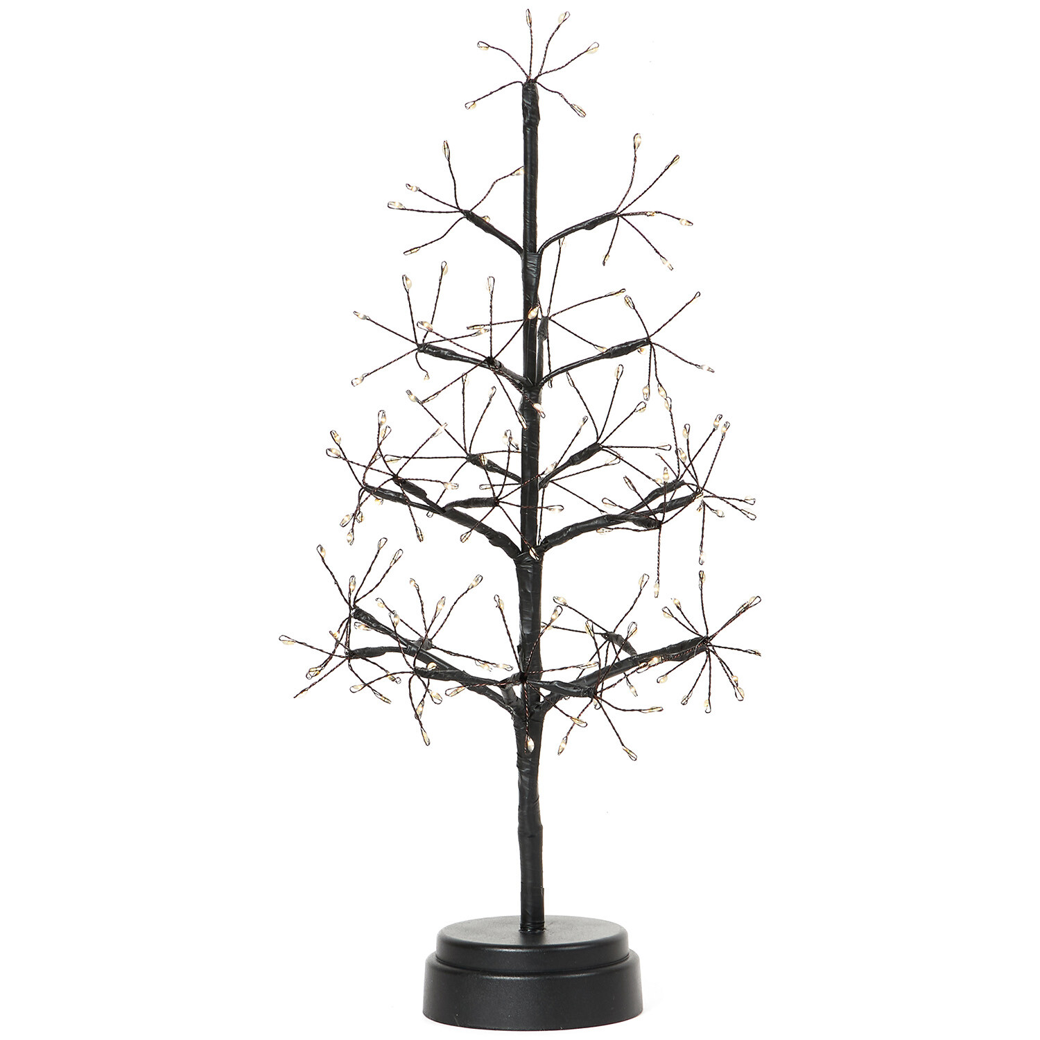 150 LED Warm White LED Tree - Black Image 3