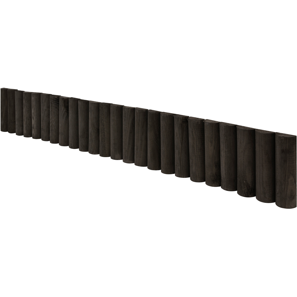 Rowlinson 6 inch Charcoal Grey Log Roll 2 Pack Image 2