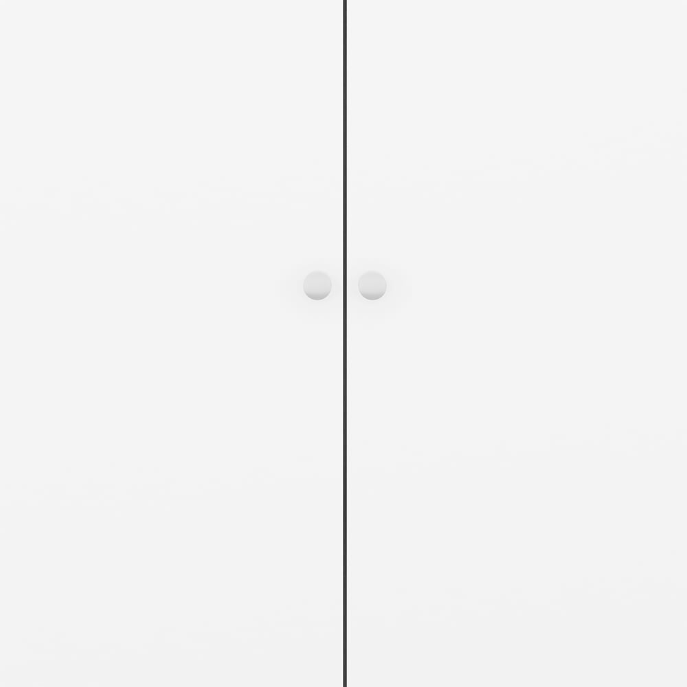 Seconique Denver 2 Door White Gloss Wardrobe Image 7