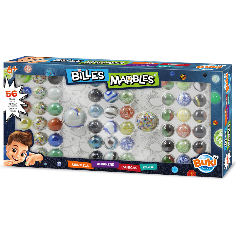 Robbie Toys Box of 56 Marbles Image 3