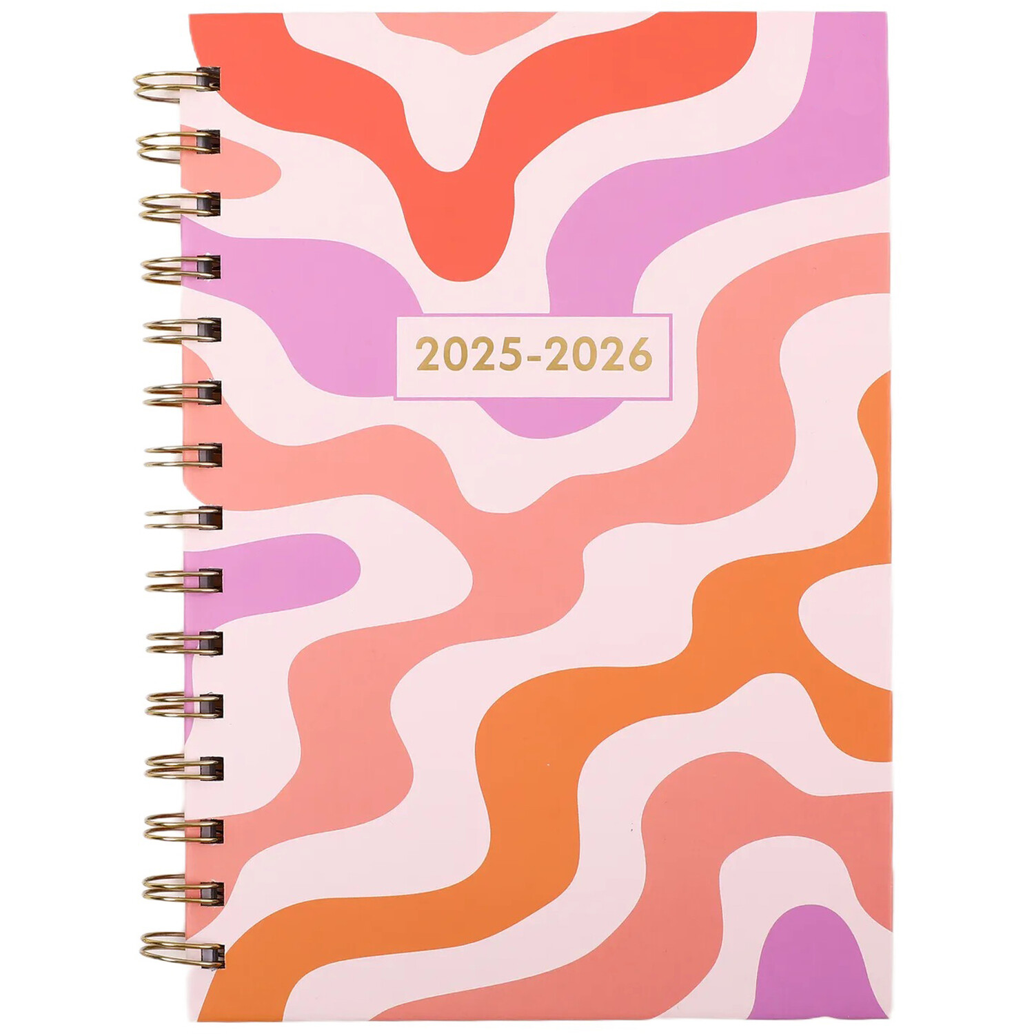 25/26 Funky Swirl Academic Diary Image 1