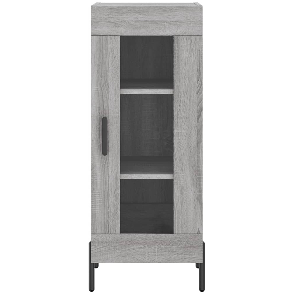 vidaXL 2 Door Grey Sonoma Wooden Highboard Image 6