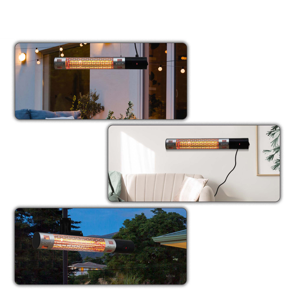 Outsunny Outdoor Electric Heater with Remote Control 1500W Image 6