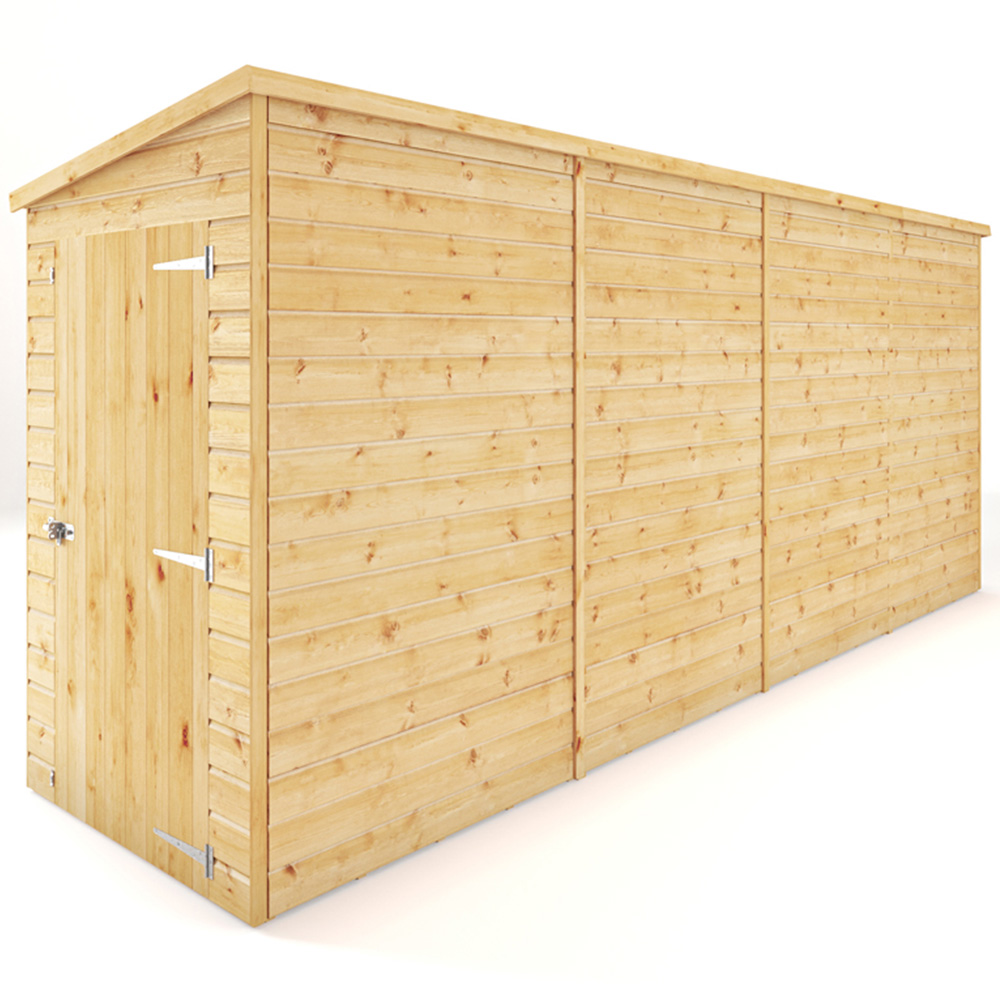 Mercia 16 x 4ft Shiplap Pent Shed Image 3