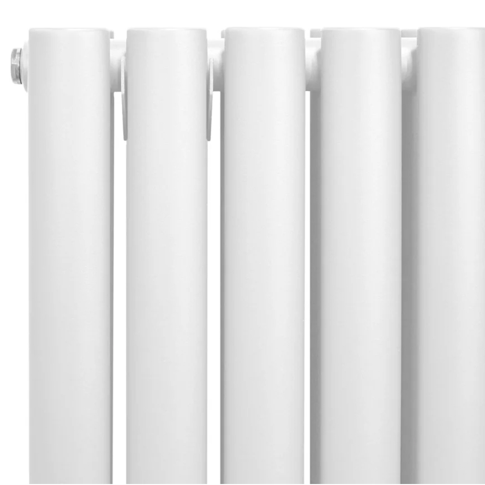Monster Shop 8026BTU White Oval Column Radiator and Valves 1800 x 600mm Image 4