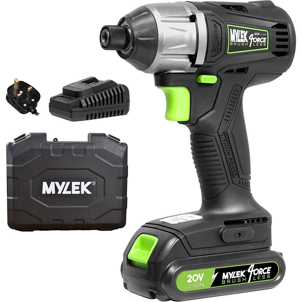 MYLEK Cordless Impact Drill Driver Image 1