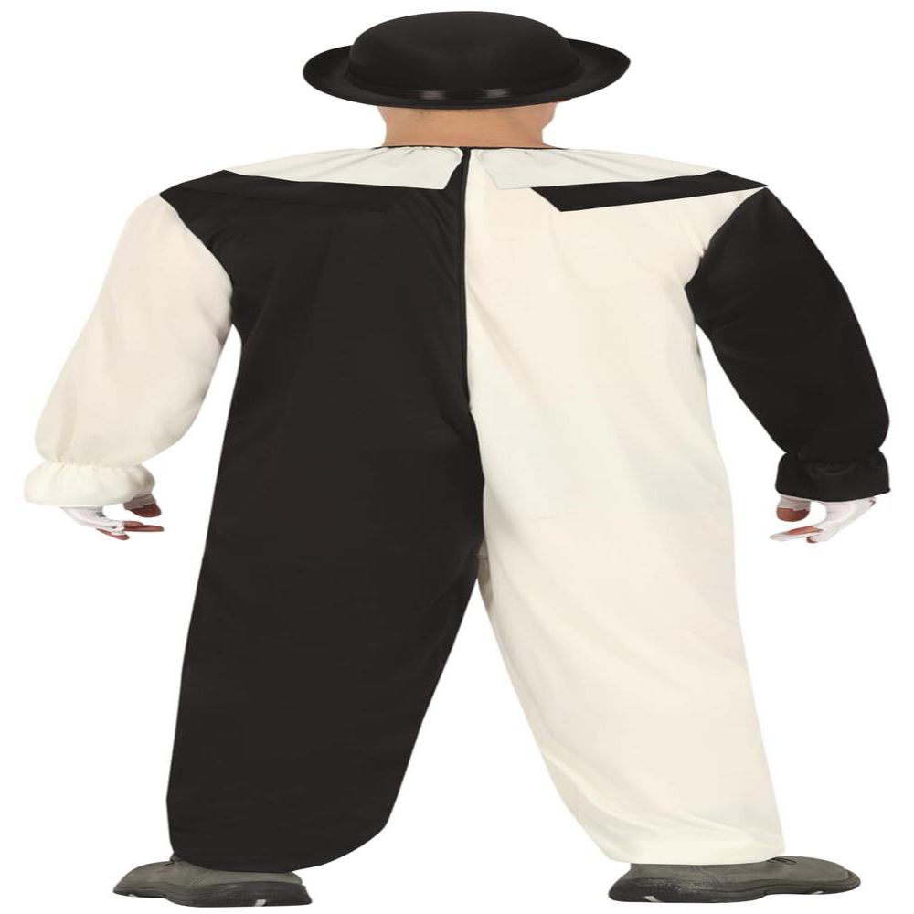 Fiestas Guirca Adult Terrorific Clown White and Black Costume Large Image 3