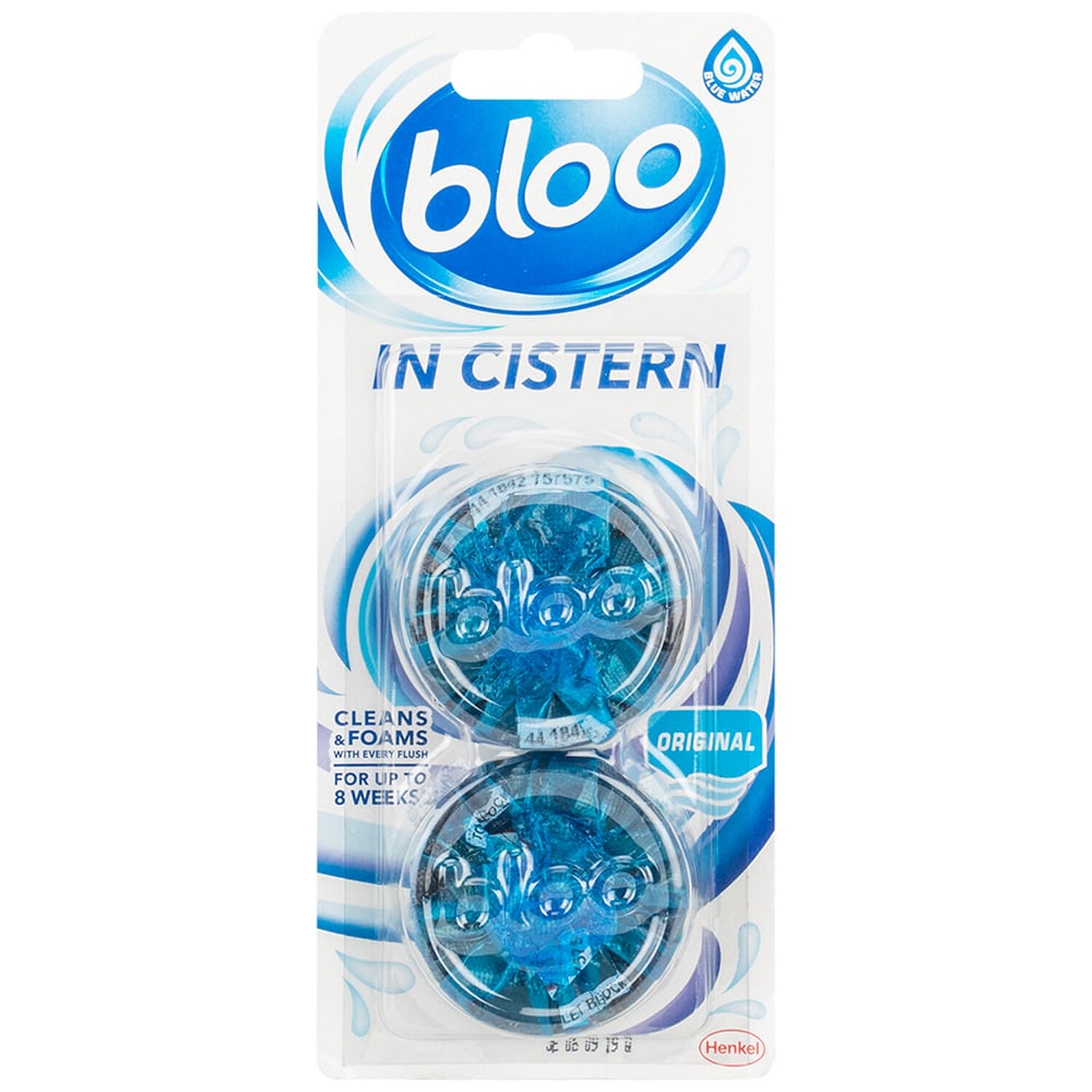 Bloo Original Blue Toilet Block 38g 2 Pack Image