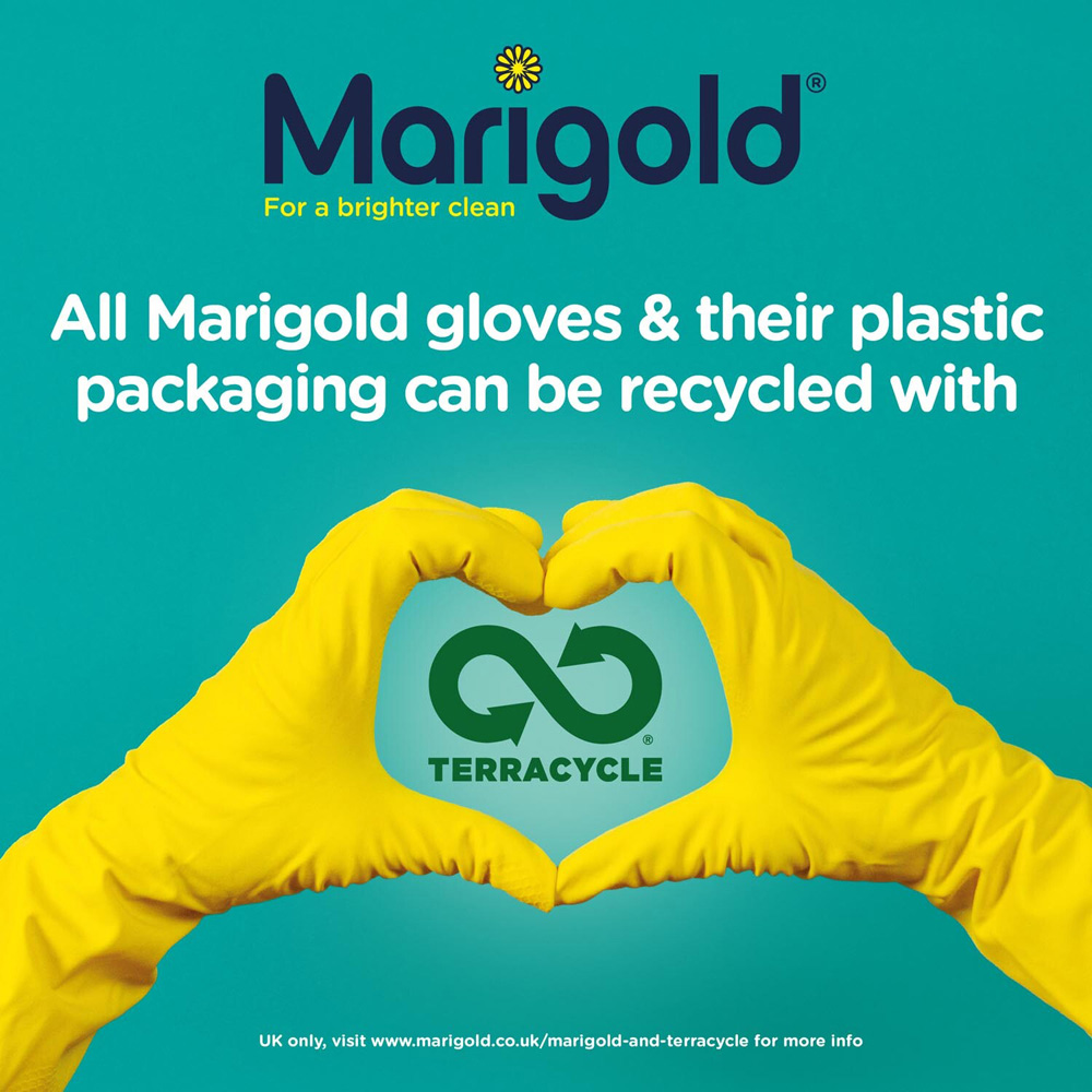 Marigold Medium Large Latex Disposable Gloves 20 Pack Image 6