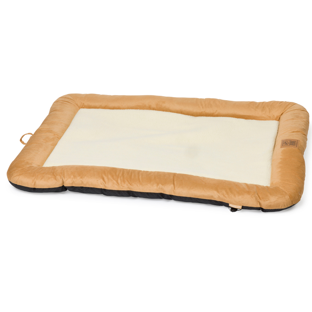House Of Paws XXlarge Tan Faux Sheepskin Crate Mat Wilko