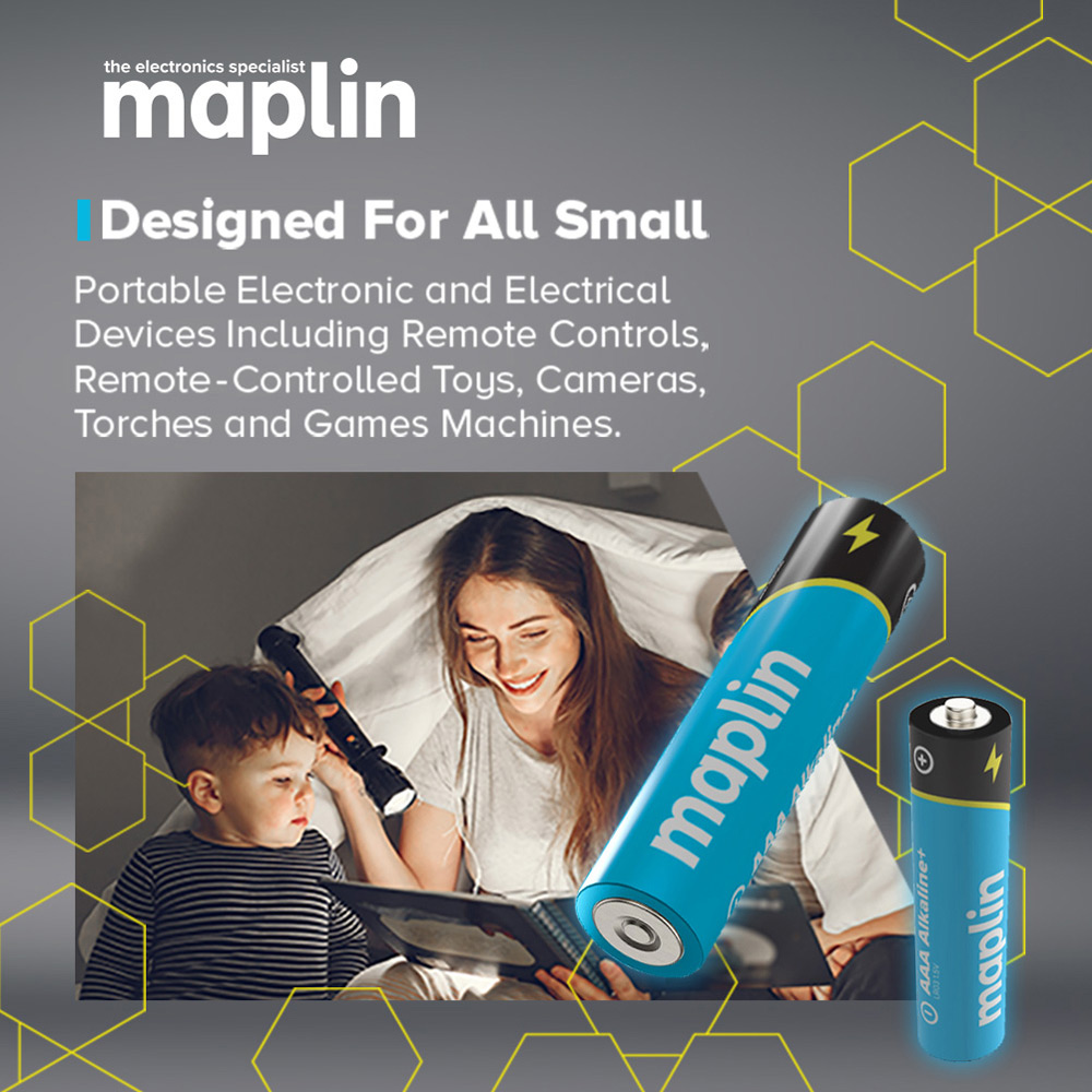 Maplin AAA LR03 80 Pack 1.5V Extra Long Life Alkaline Batteries Image 4