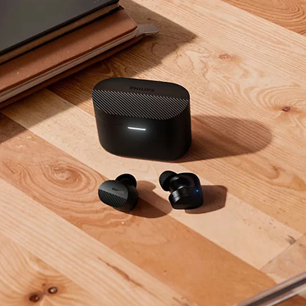 Philips TAT5000 Black Noise-Cancelling True Wireless In-Ear Bluetooth Headphones Image 2