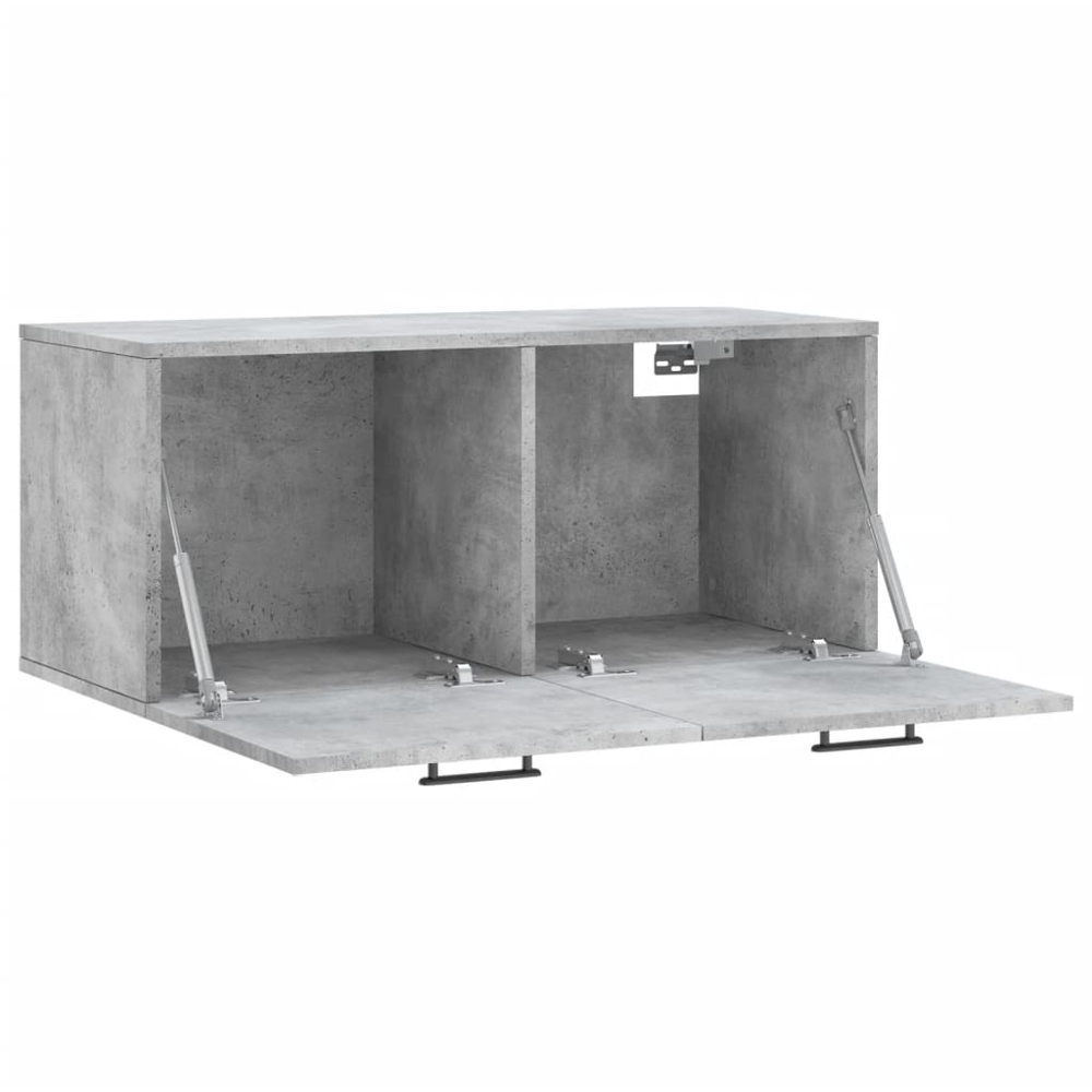 vidaXL 2 Door Concrete Grey Wall Cabinet Image 6