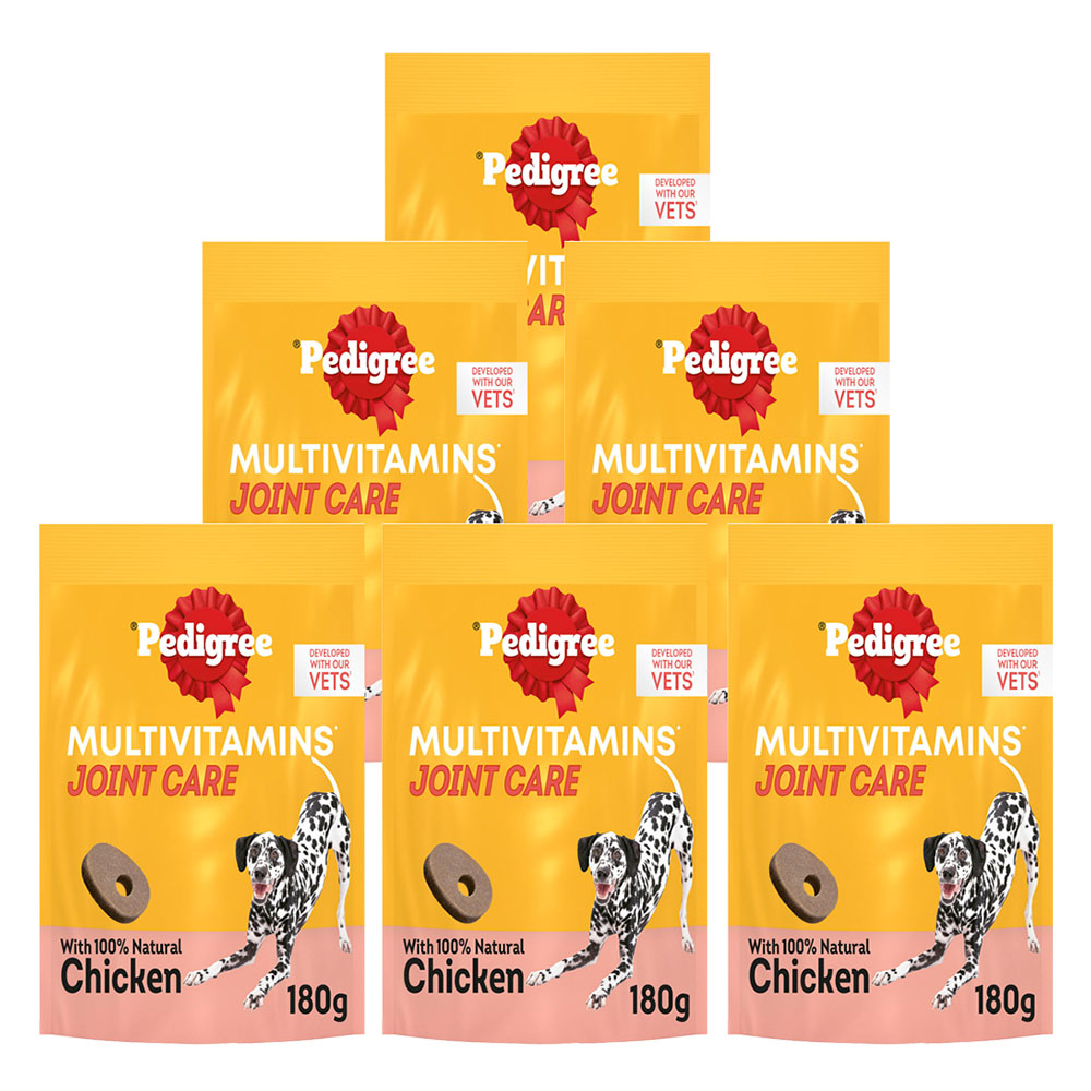 Pedigree Multivitamins Joint Care 30 Soft Dog Chews Case of 6 x 180g Image 1