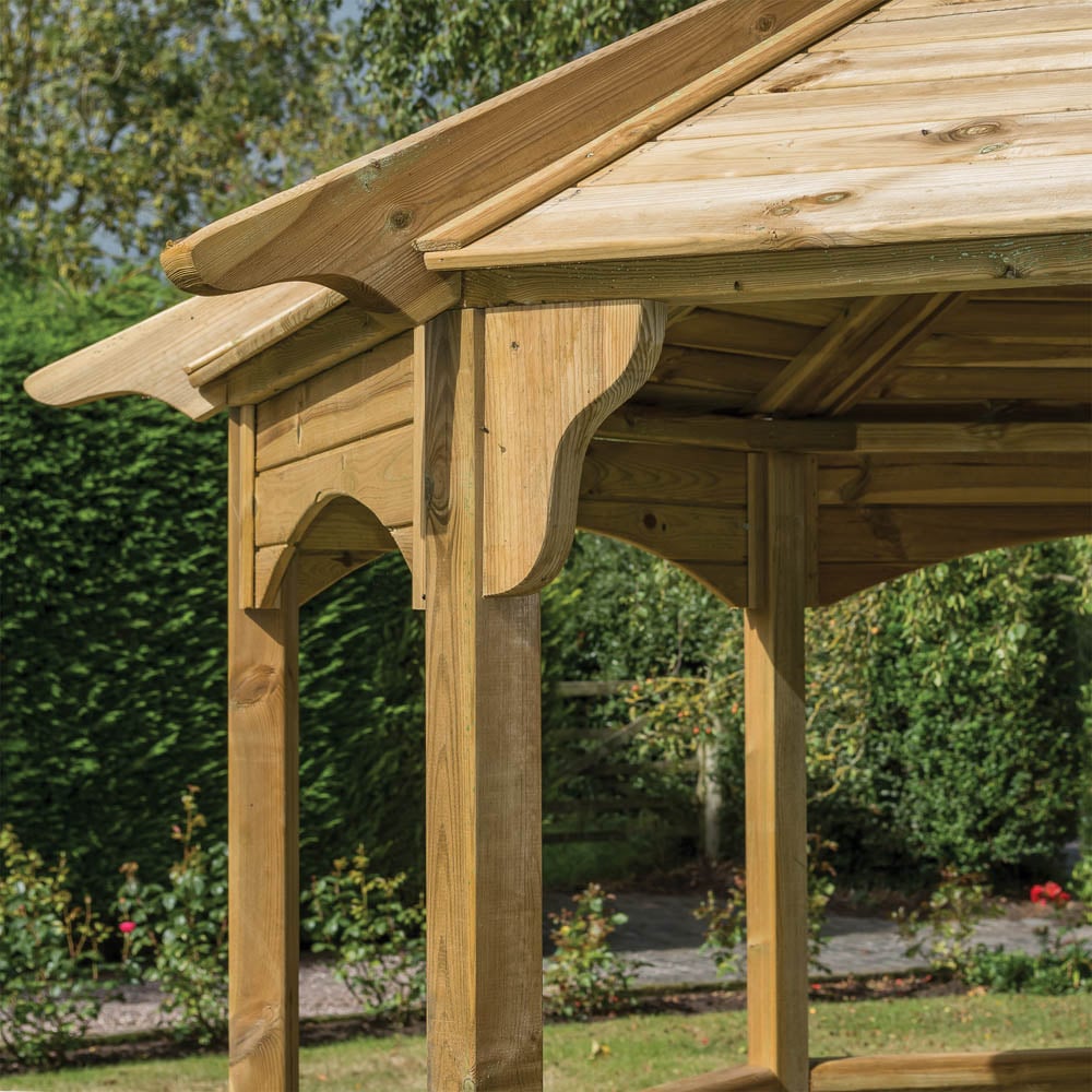 Rowlinson Buckingham Wooden Gazebo Image 3