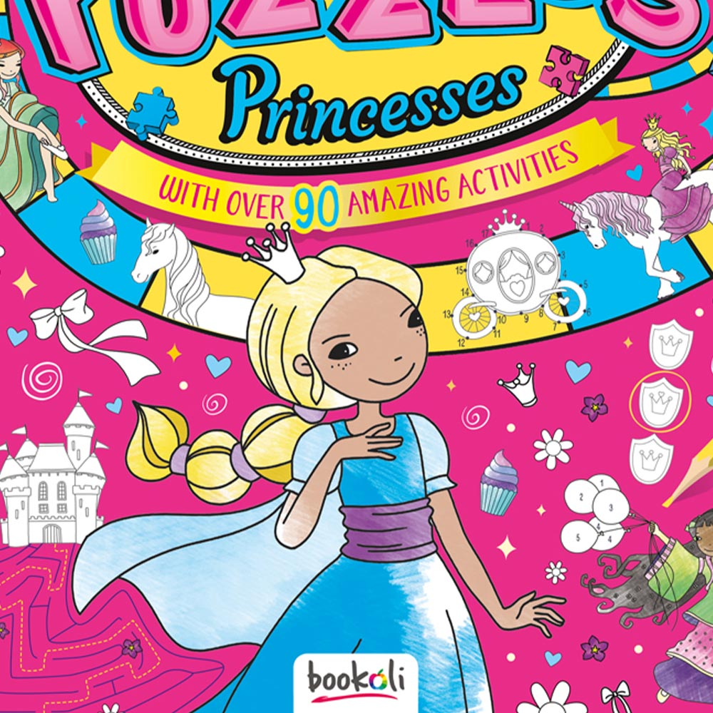 Mega Puzzles Princess Book Image 3
