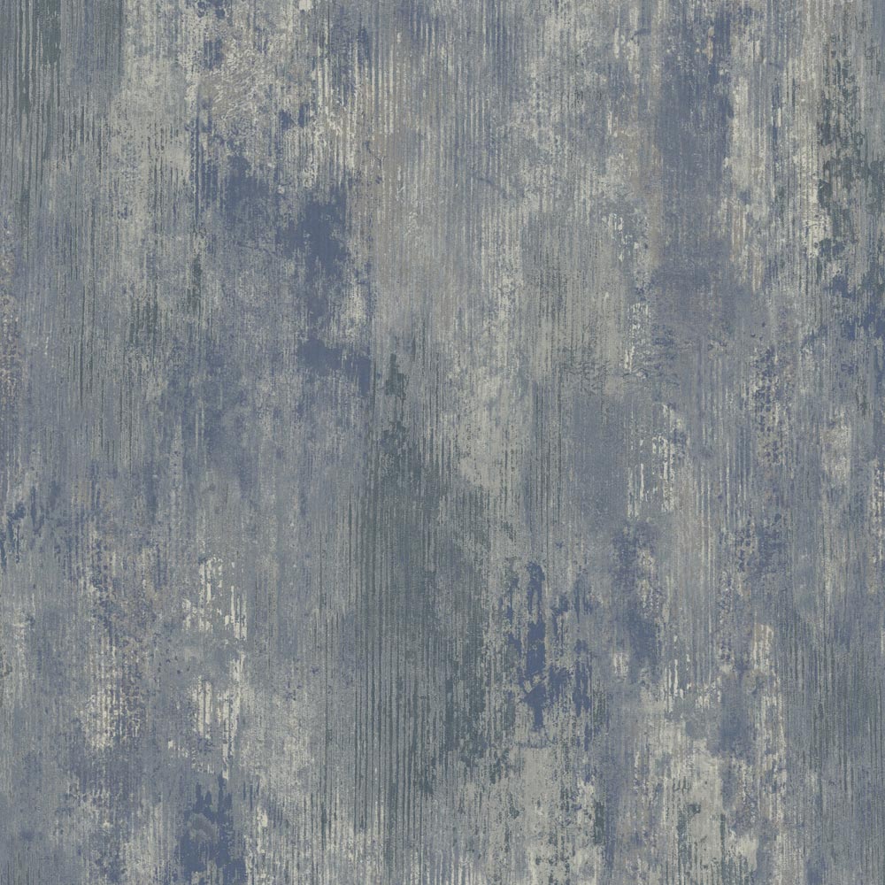 Grandeco Vincenzo Distressed Luxury Italian Plaster Blue Wallpaper Image 1