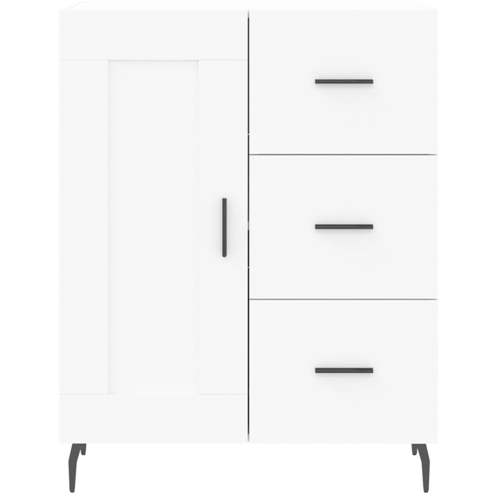 vidaXL 3 Door 3 Drawer White Highboard Image 8